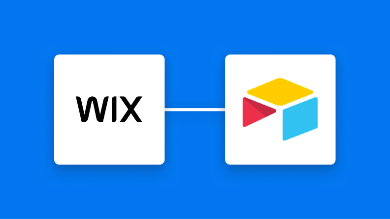 WixとAirtableの連携イメージ