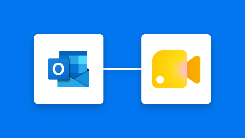 OutlookとGoogle Meetの連携イメージ