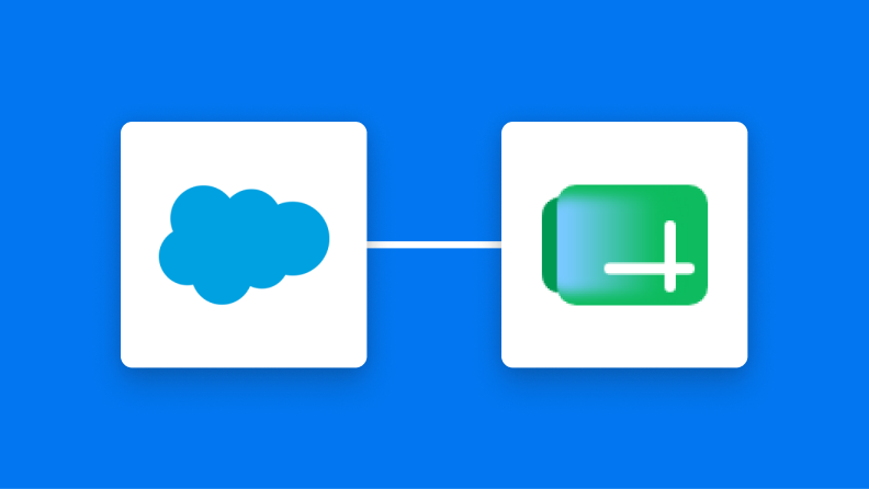 SalesforceとGoogle スプレッドシートの連携イメージ