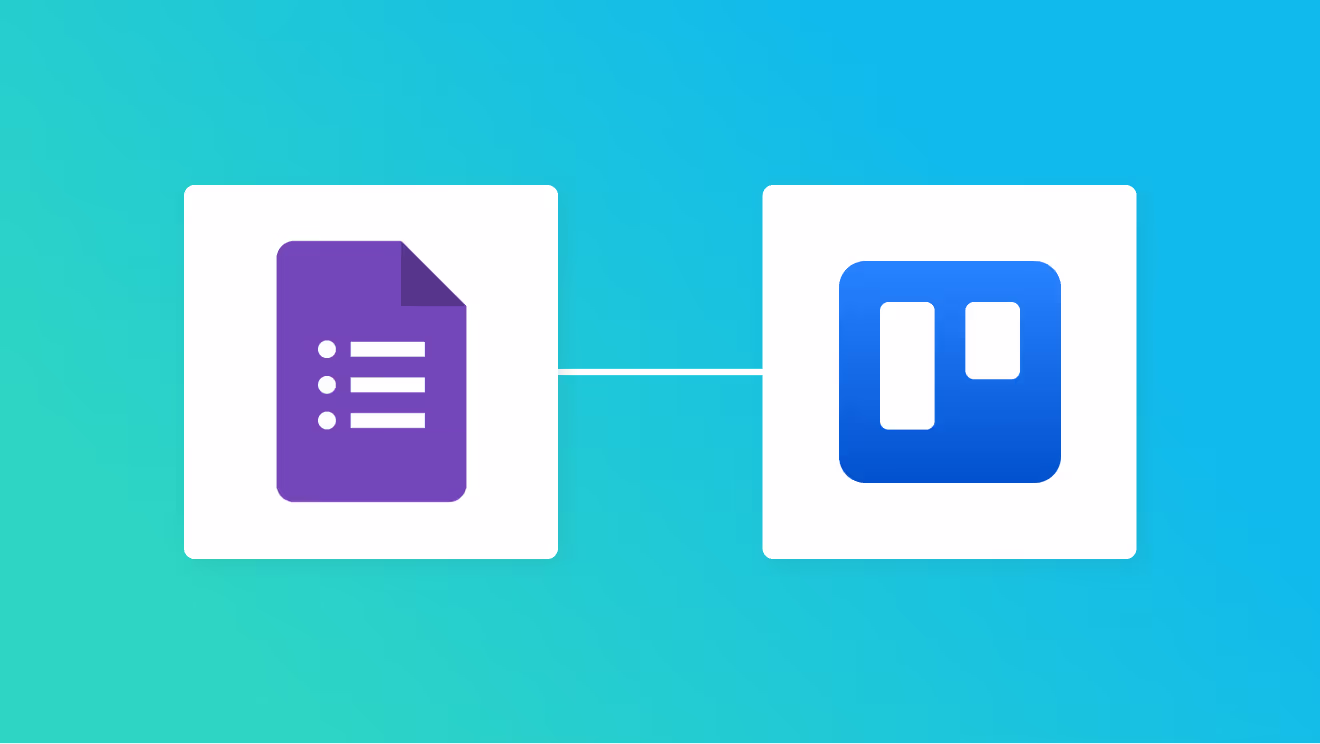 GoogleフォームとTrelloの連携イメージ