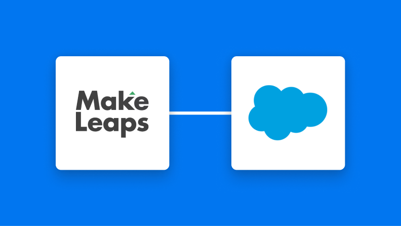 MakeLeapsとSalesforceの連携イメージ