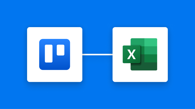 TrelloとMicrosoft Excelの連携イメージ