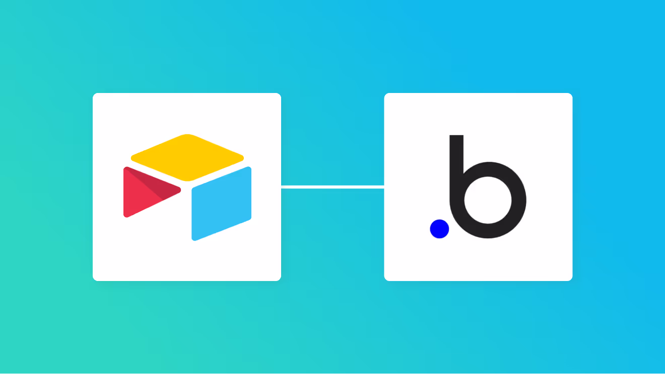 AirtableとBubbleの連携イメージ