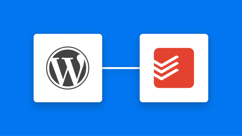 WordPress.orgとTodoistの連携イメージ