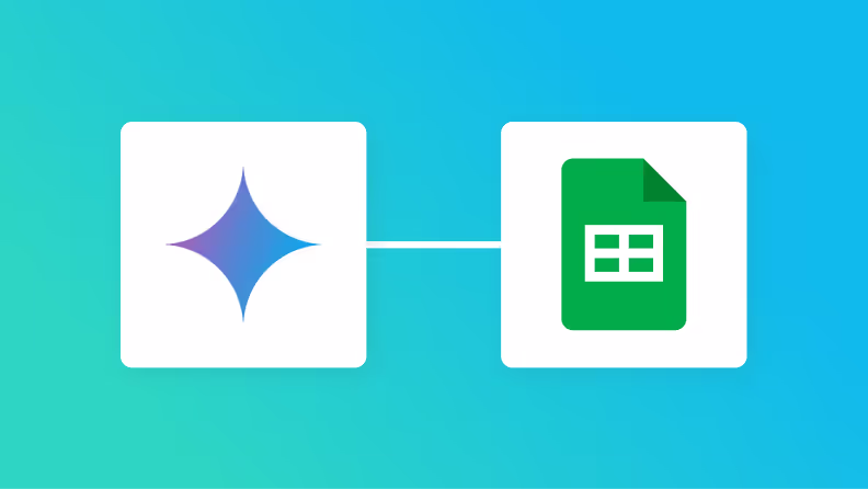 GeminiとGoogle スプレッドシートの連携イメージ