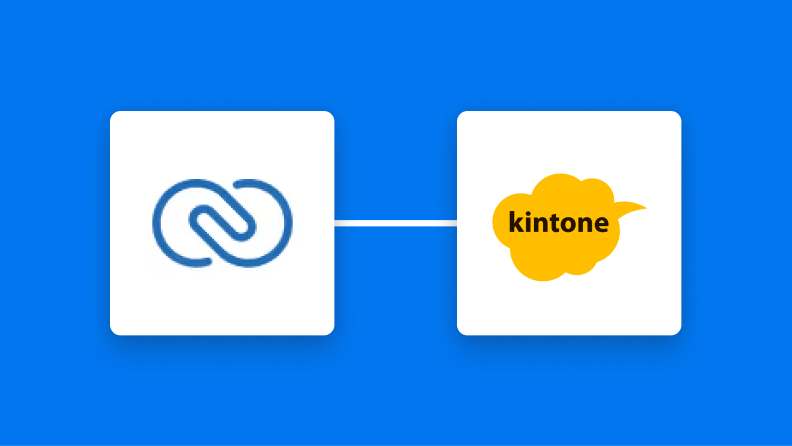Zoho CRMとkintoneの連携イメージ