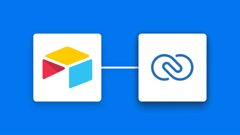 AirtableとZoho CRMの連携イメージ