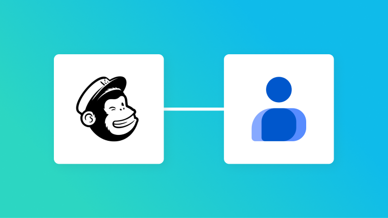 MailchimpとGoogleコンタクトの連携イメージ