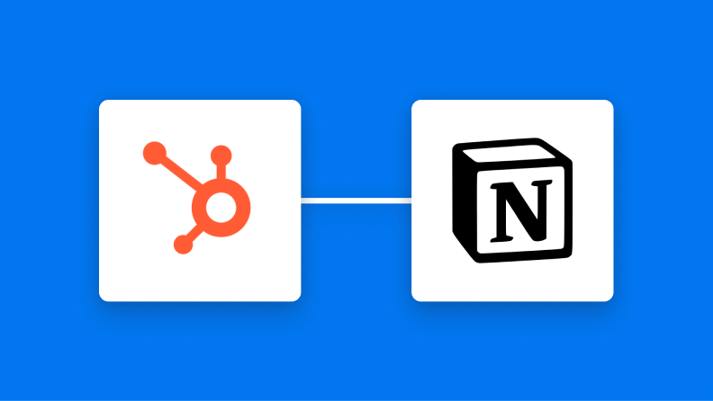 HubSpotとNotionの連携イメージ