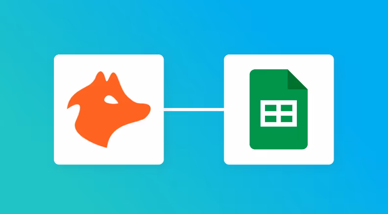 HunterとGoogle スプレッドシートの連携イメージ