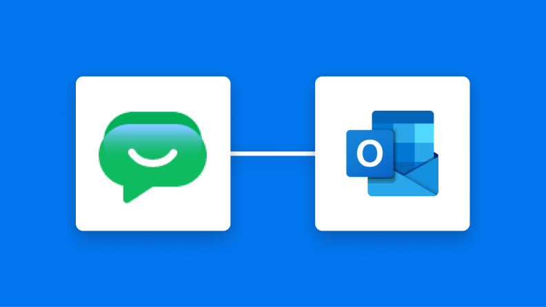Google ChatとOutlookの連携イメージ