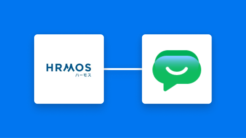HRMOS勤怠とGoogle Chatの連携イメージ