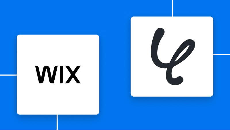 YoomとWixの連携イメージ