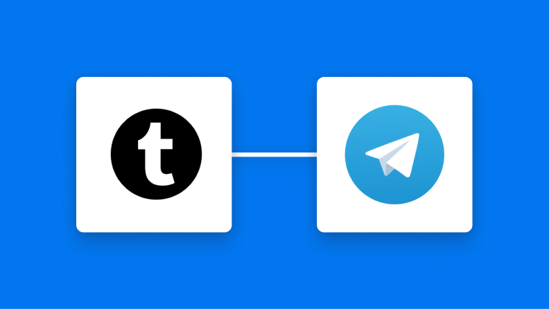 TumblrとTelegramの連携イメージ