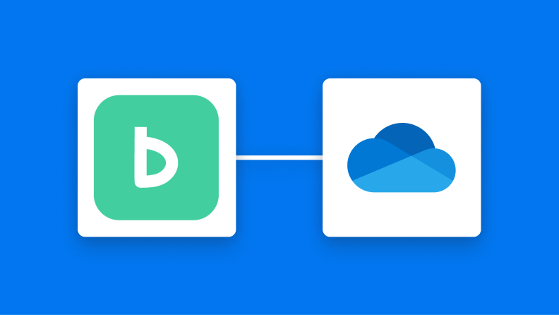 BacklogとOneDriveの連携イメージ