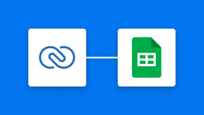 Zoho CRMとGoogle スプレッドシートの連携イメージ