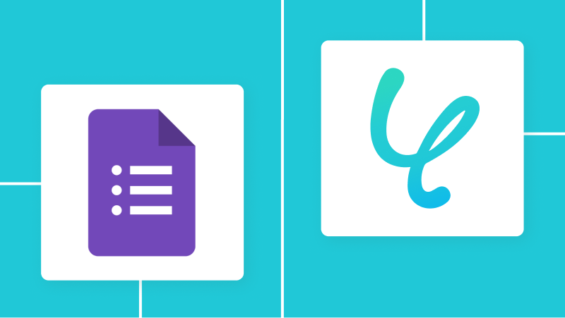 GoogleフォームとYoomの連携イメージ