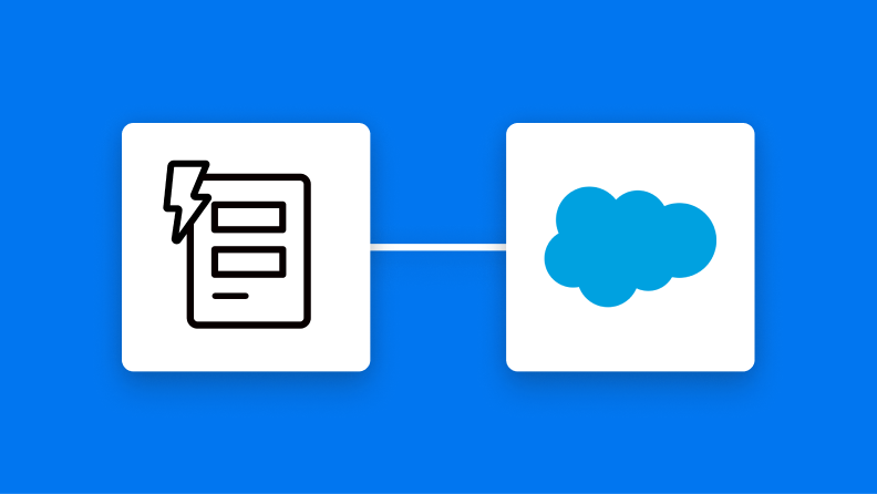 フォームとSalesforceの連携イメージ