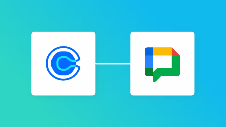 CalendlyとGoogle Chatの連携イメージ