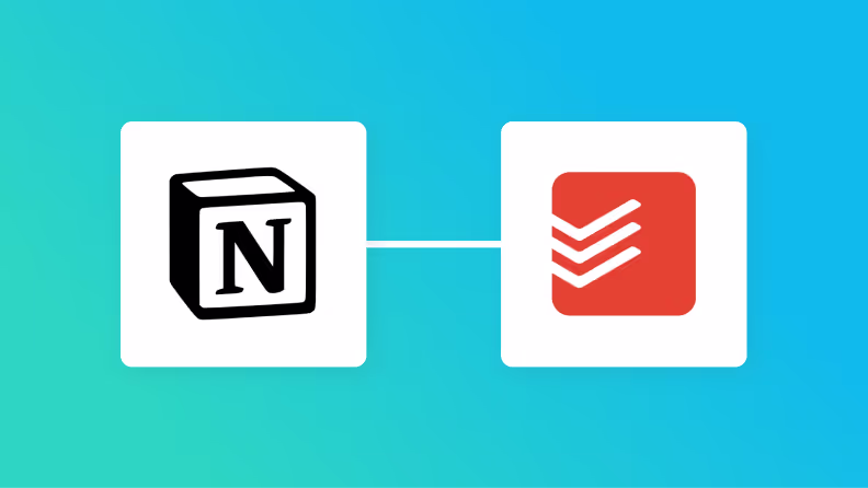 【簡単設定】NotionのデータをTodoistに自動的に連携する方法