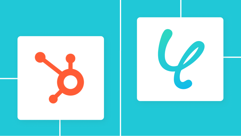 HubSpotとYoomの連携イメージ