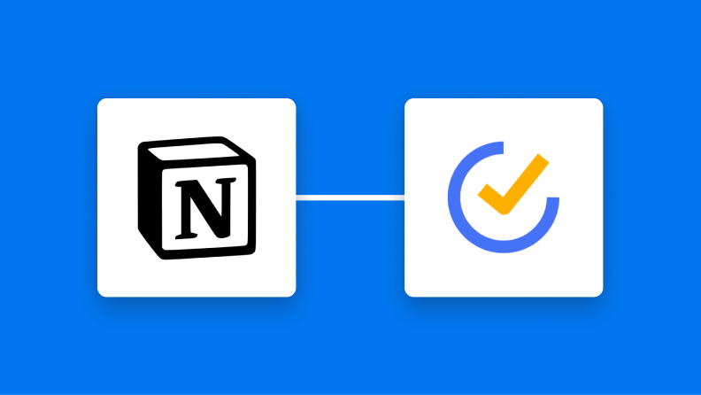 NotionとTickTickの連携イメージ