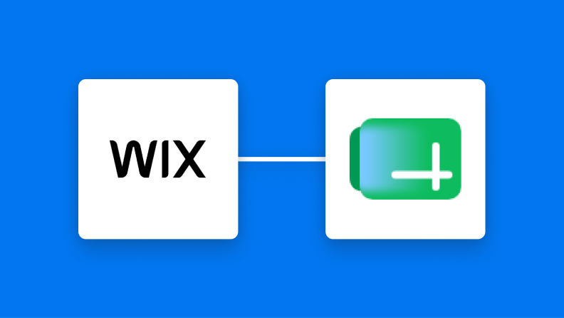 WixとGoogle スプレッドシートの連携イメージ