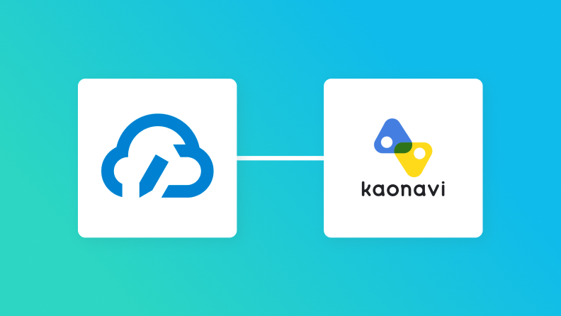 クラウドサインとカオナビの連携イメージ