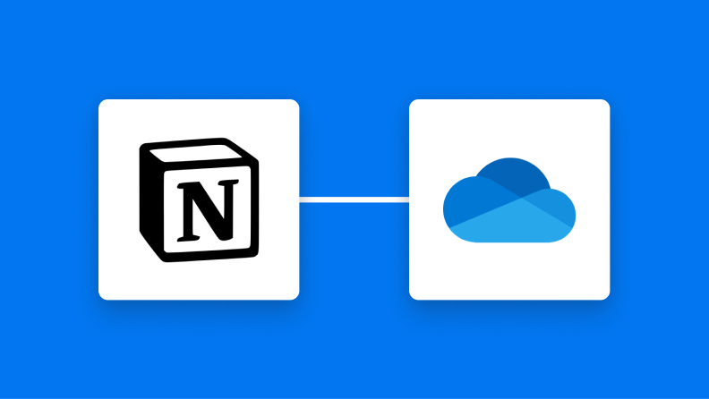 NotionとOneDriveの連携イメージ