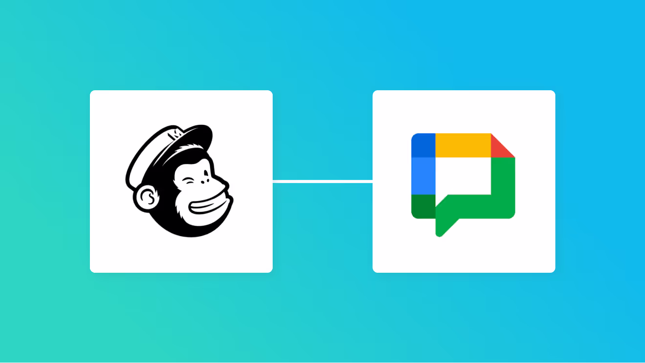 MailchimpとGoogle Chatを連携してMailchimpでメールが開封されたら、Google Chatに通知する方法