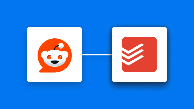 RedditとTodoistの連携イメージ