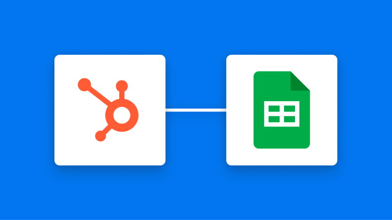 HubSpotとGoogle スプレッドシートの連携イメージ