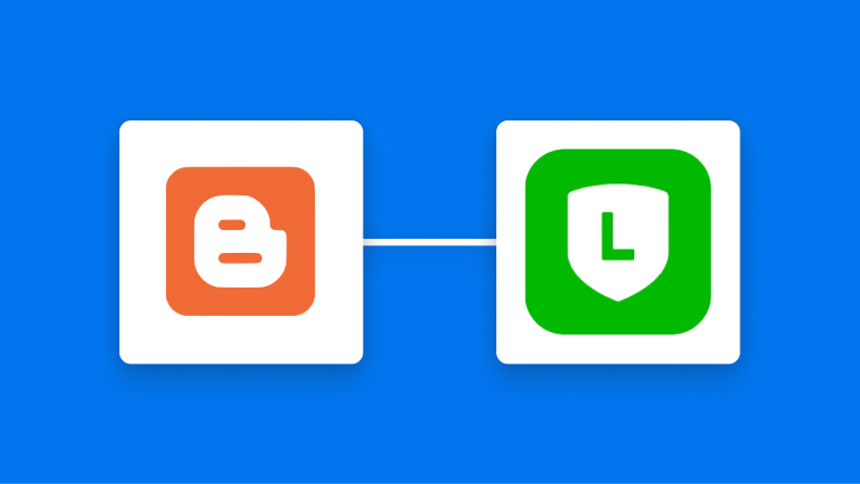 BloggerとLINE公式アカウントの連携イメージ