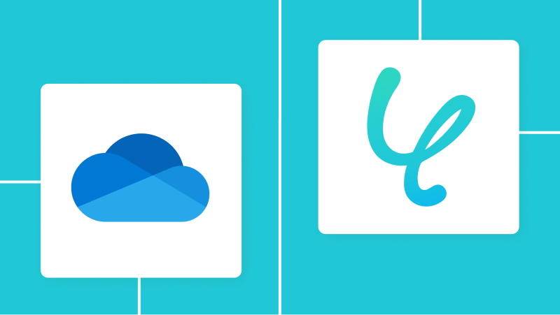 OneDriveとYoomの連携イメージ