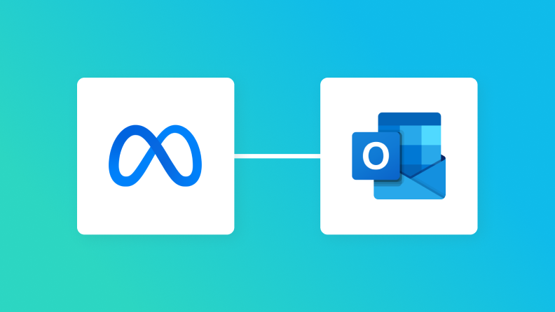 Meta広告（Facebook）でリード情報が登録されたら、リードへOutlookメールを送付し、Google Chatに通知する