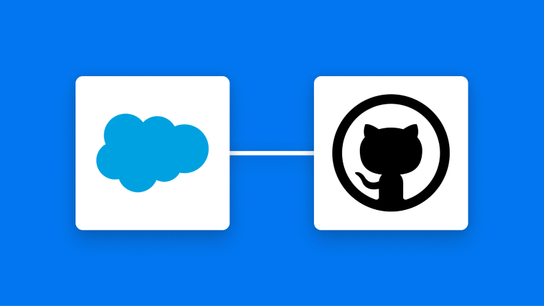 SalesforceとGitHubの連携イメージ