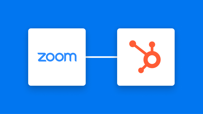 ZoomとHubSpotの連携イメージ
