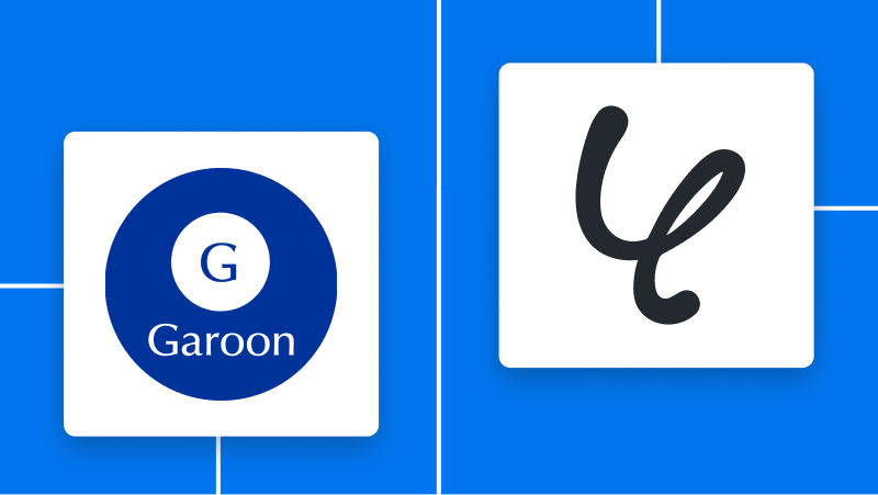 GaroonとYoomの連携イメージ