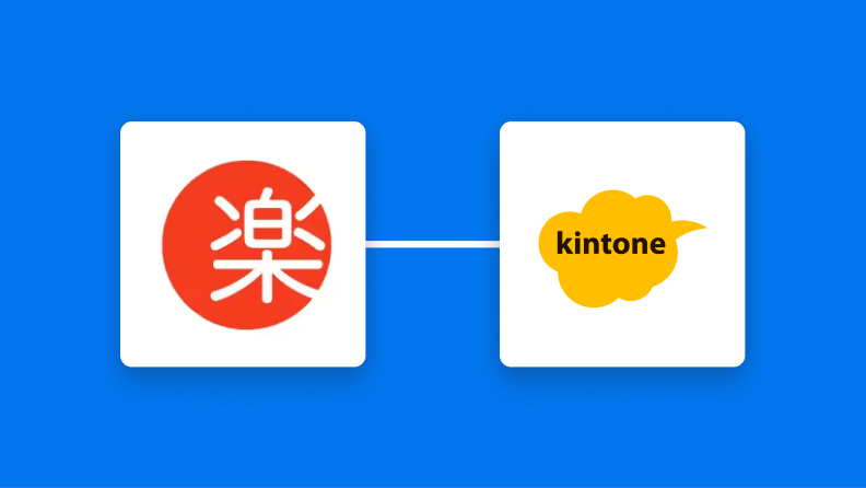 楽楽販売とkintoneの連携イメージ