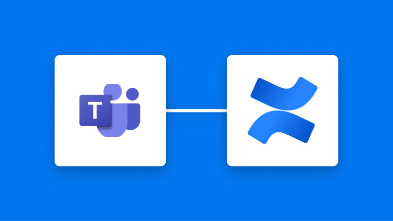 Microsoft TeamsとConfluenceの連携イメージ