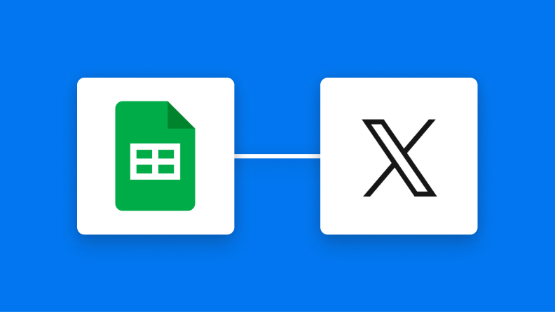 Google スプレッドシートとXの連携イメージ