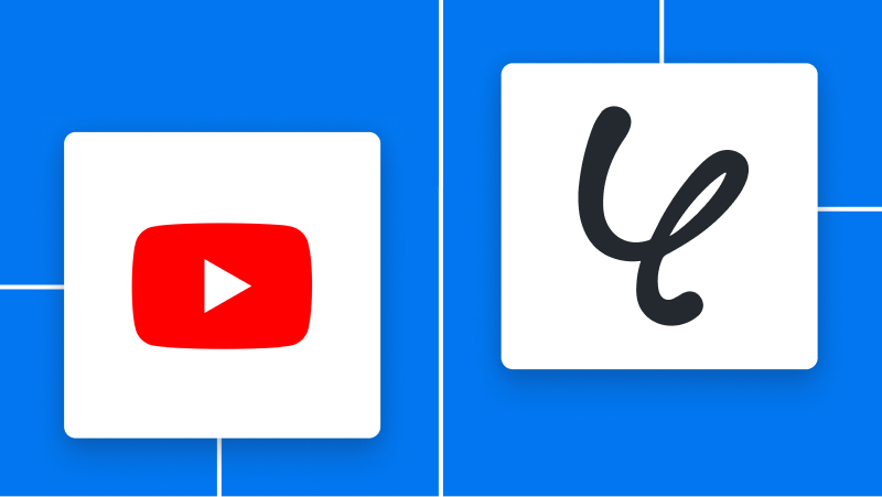 YouTube Data APIとYoomの連携イメージ