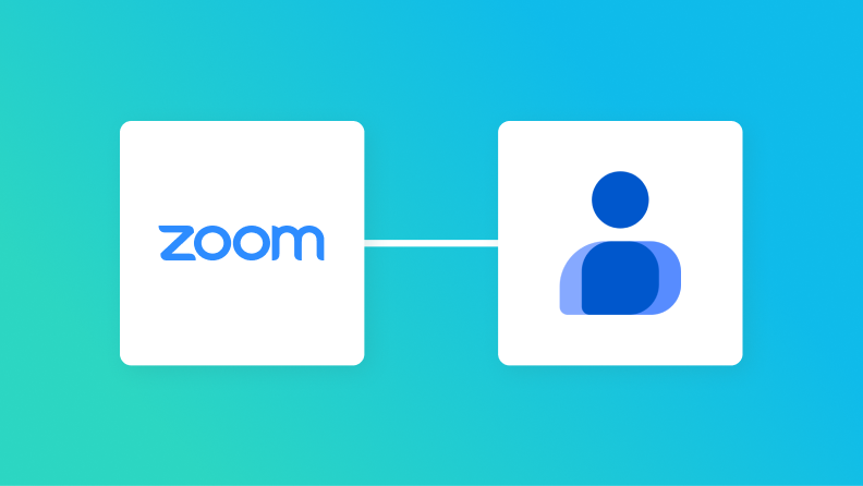 ZoomとGoogleコンタクトの連携イメージ