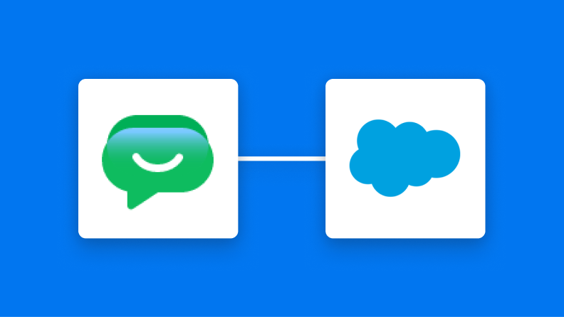 Google ChatとSalesforceの連携イメージ