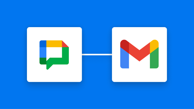 Google ChatとGmailの連携イメージ
