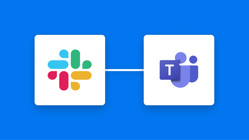 SlackとMicrosoft Teamsの連携イメージ