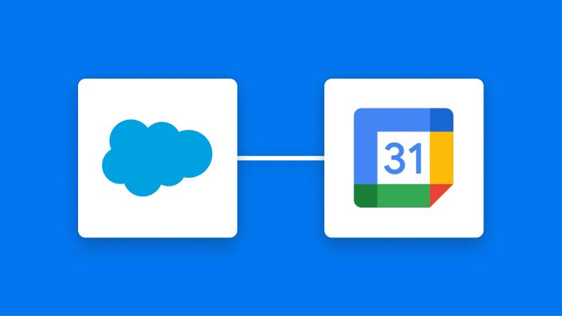 SalesforceとGoogleカレンダーの連携イメージ