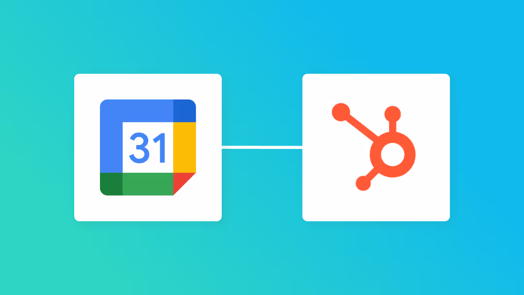 GoogleカレンダーとHubSpotの連携イメージ