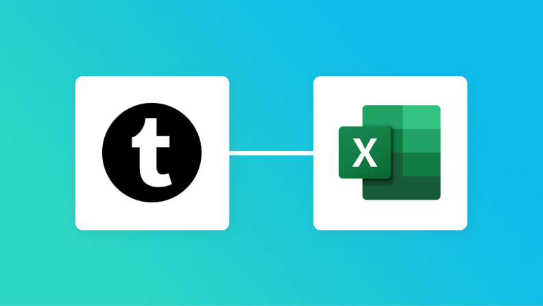 TumblrとMicrosoft Excelの連携イメージ