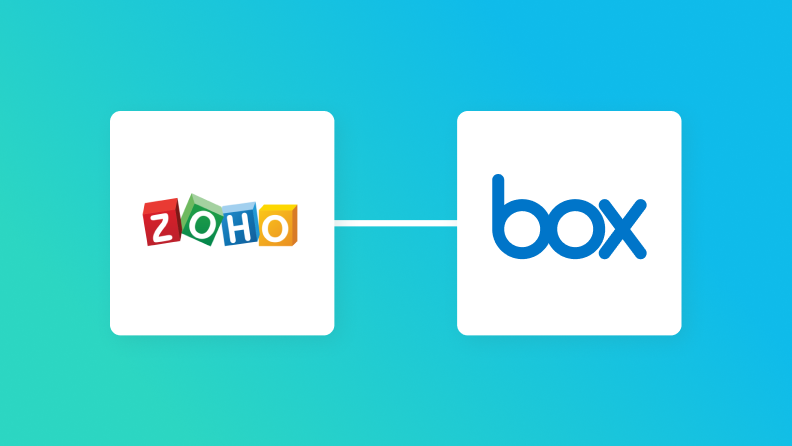Zoho CRMとBoxの連携イメージ